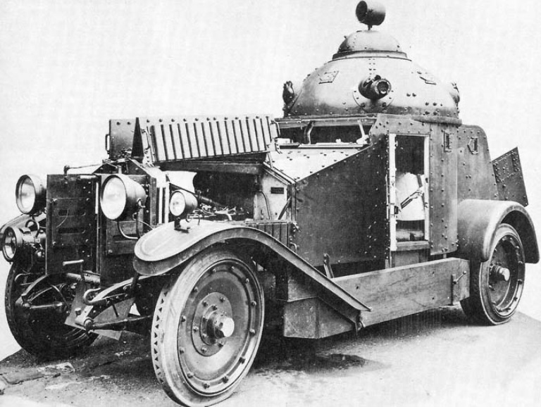 Light armored car Vickers-Crossley Armored Car - rivets on the march! - Story, The Second World War, Armored car, Longpost, 