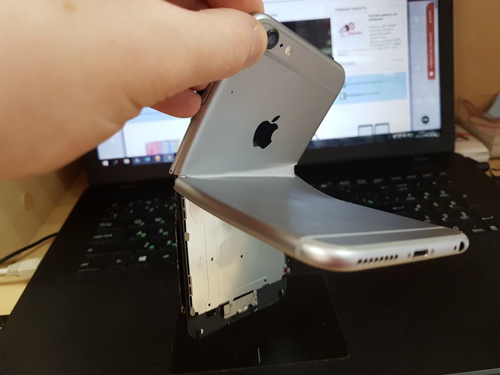 Iphone 6+ after the New Year holidays... - My, Repair, iPhone, Fucked up, Longpost