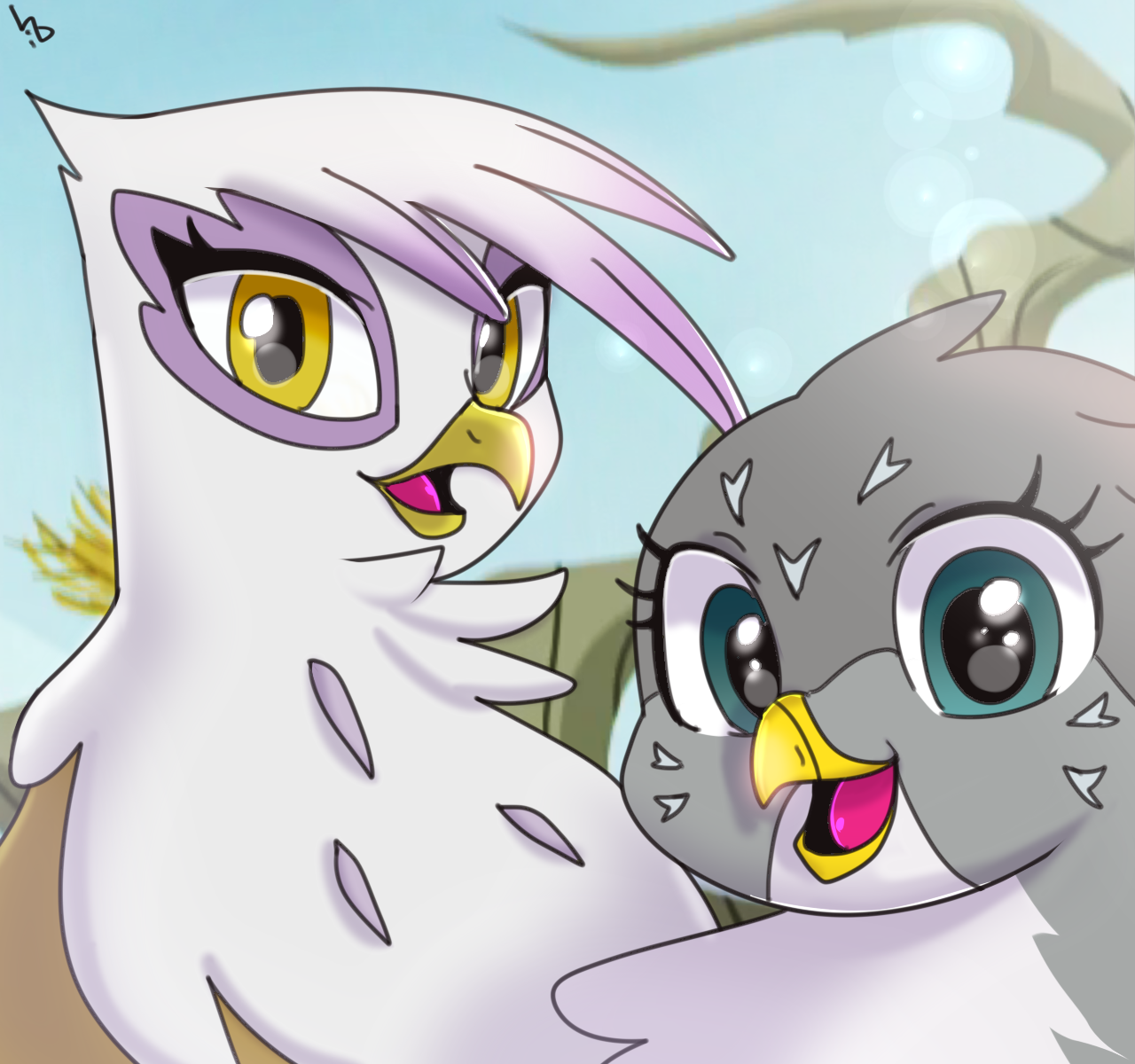 Злобные Грифоны - My Little Pony, Gilda, Gabby