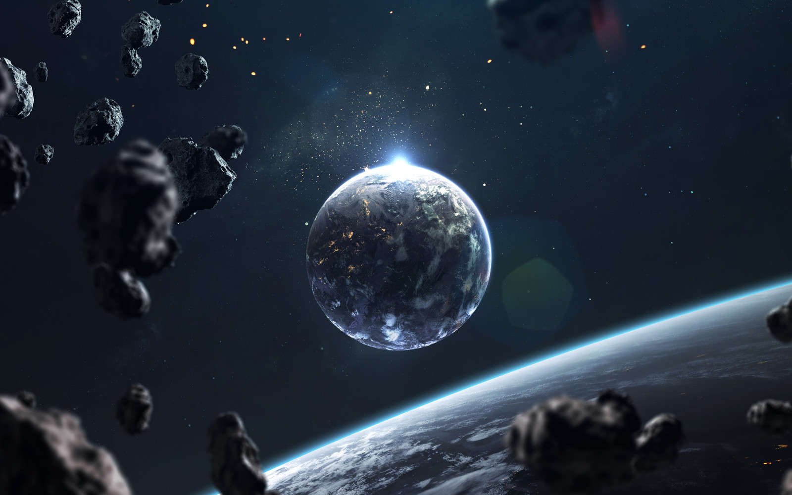 Space art by Vadim Sadovski - Art, , Space, Planet, Drawing, Longpost