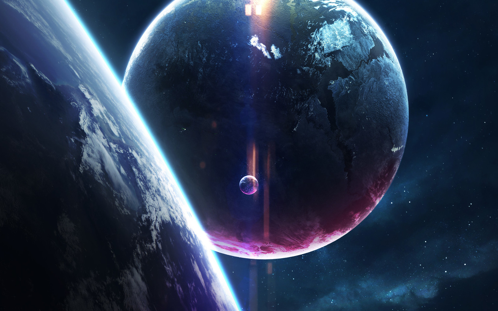 Space art by Vadim Sadovski - Art, , Space, Planet, Drawing, Longpost