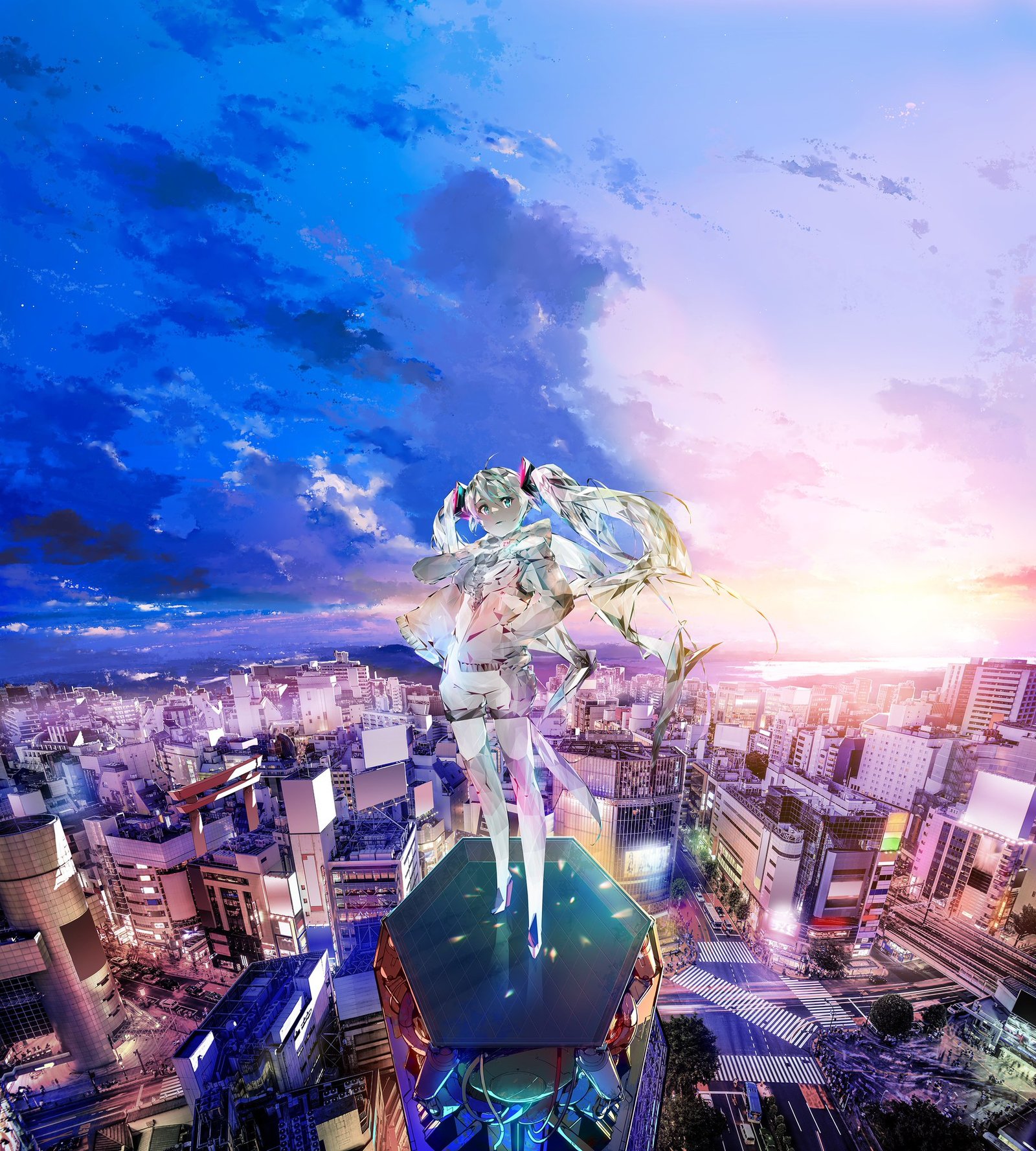 Art of the day #139 - Anime Art, Pixiv, Аниме, Арт, Landscapes, Vocaloid