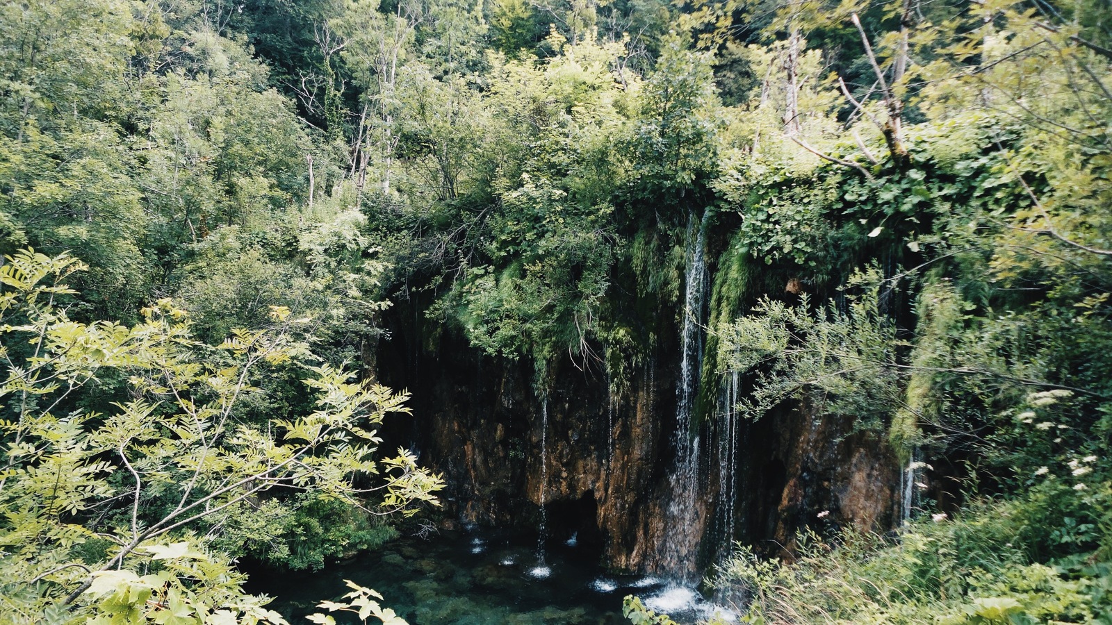 Plitvice Lakes, Croatia - My, Plitvice Lakes, Waterfall, The photo, Nature, Croatia, Longpost, My