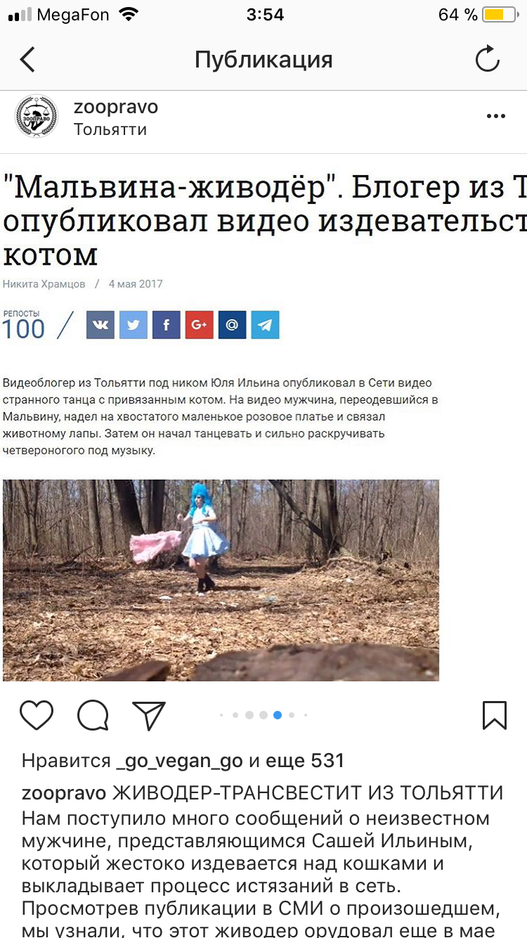 Внимание Граждане Тольятти!!! В нашем городе завёлся живодер-психопатЕсли  кто-то знаком с этим чудовищем, звоните по тел. 89277899383 | Пикабу