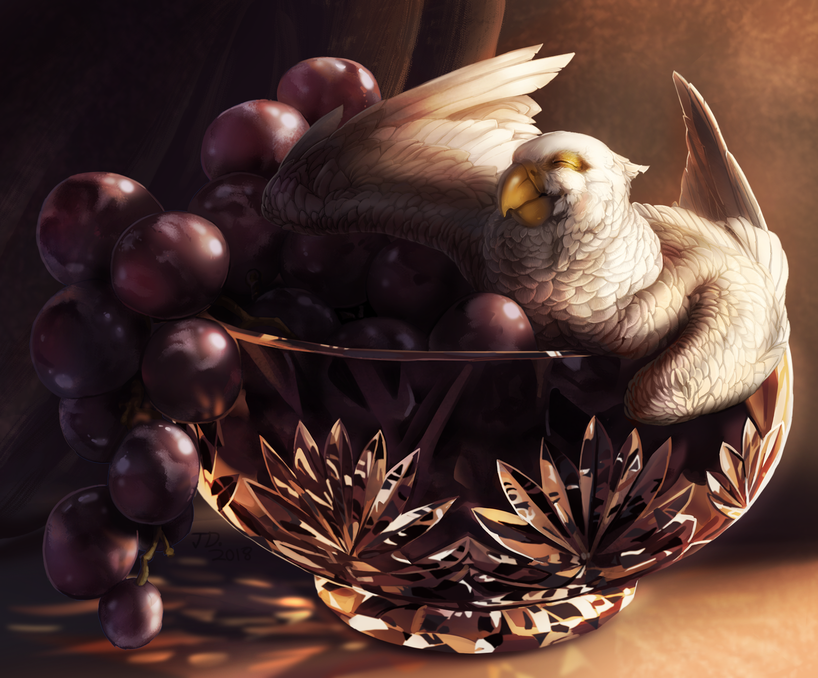 Gryphon and grapes - Griffin, Grape, Vase, Art