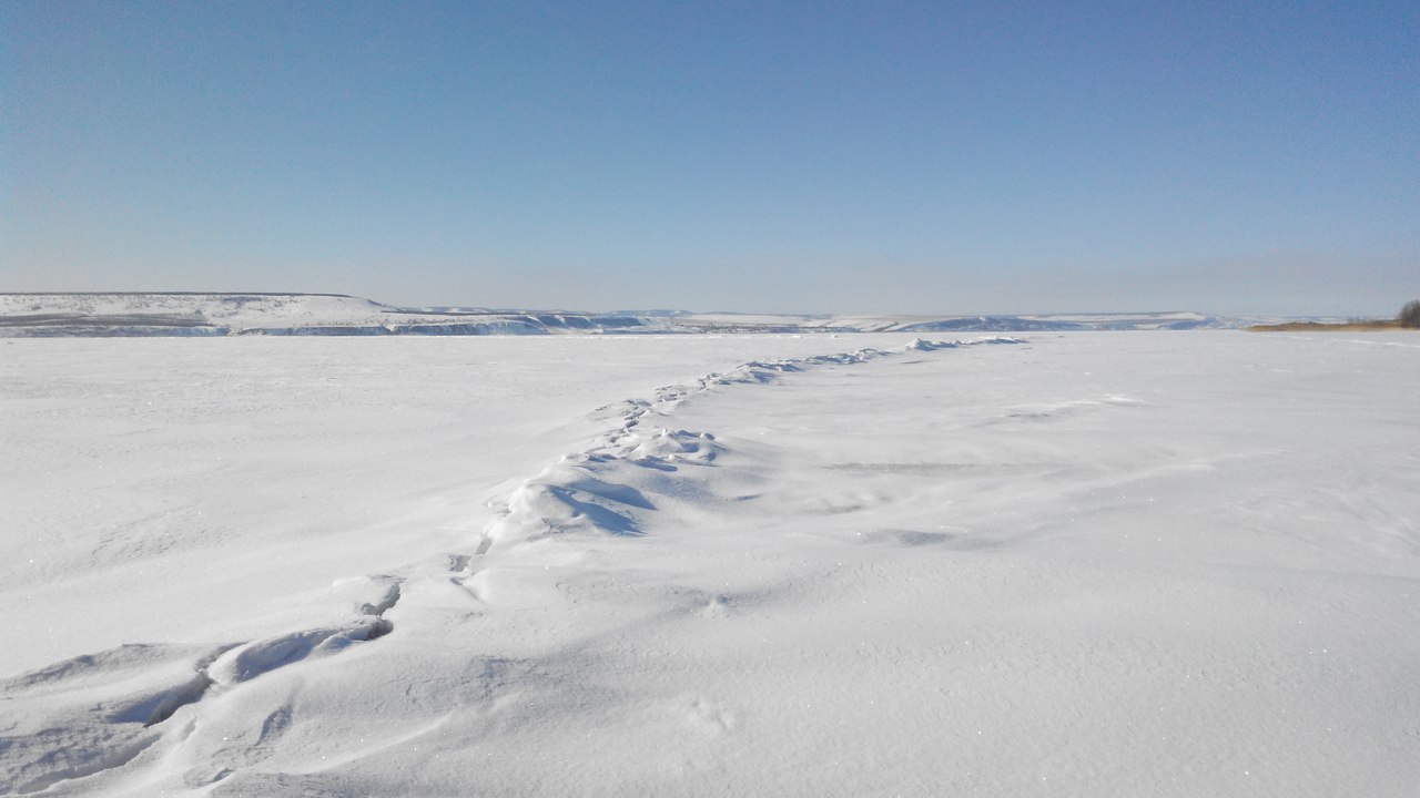 450 kilometers on the ice of the Volga - Volga river, Rodimtsev, A bike, Cyclist, Tourism, Longpost