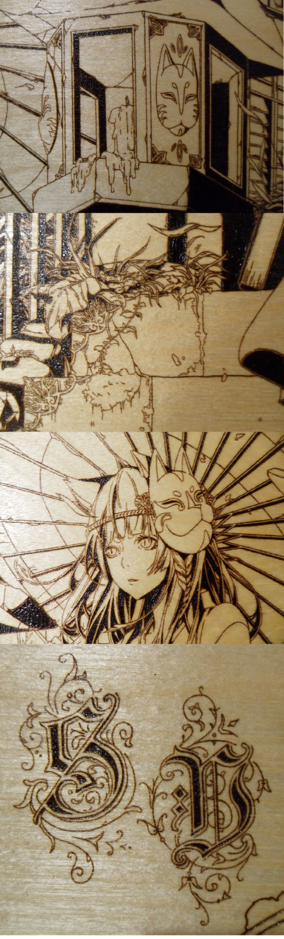 Pyrography art - My, Pyrography, , , Longpost, Needlework without process