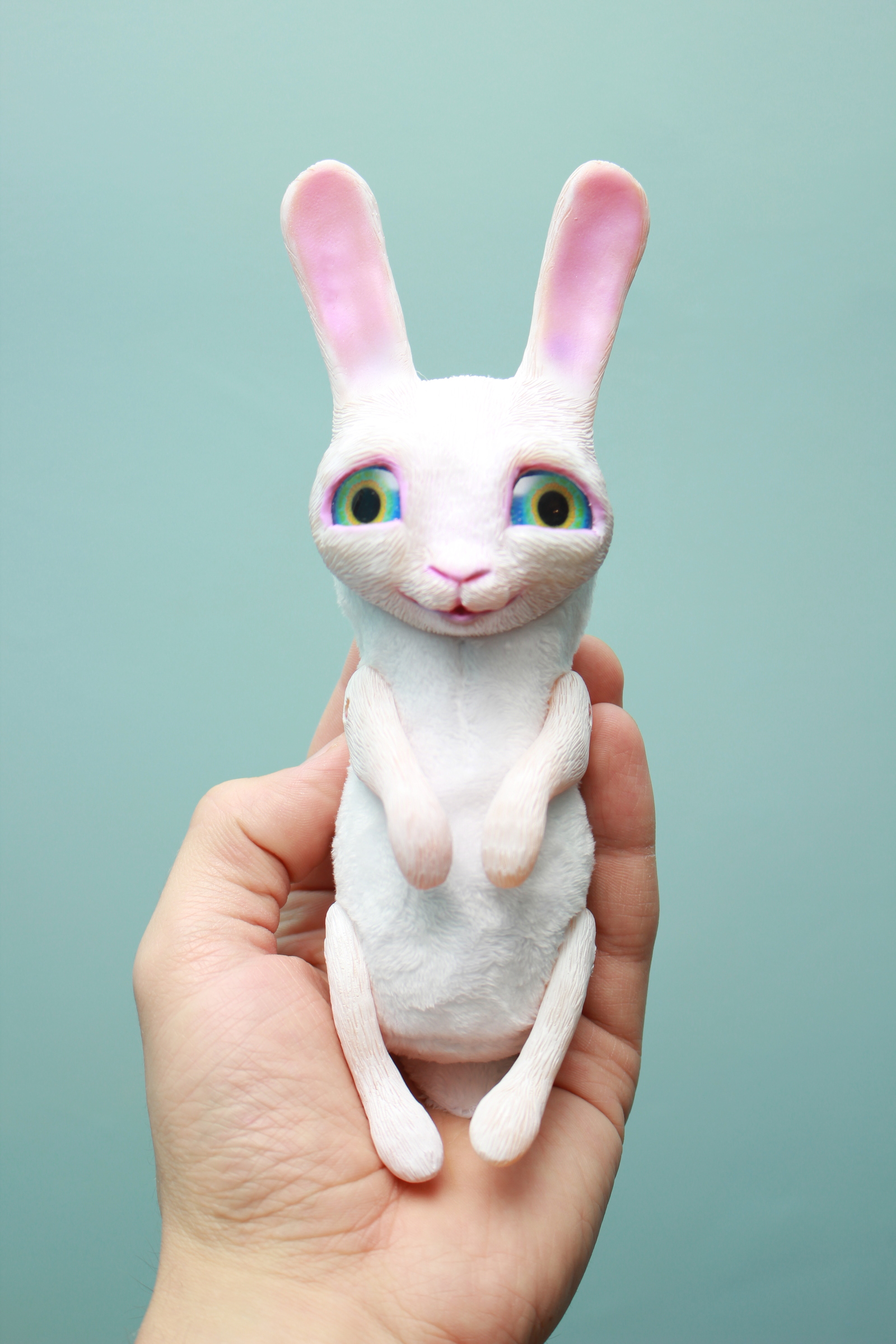 Bunny Boy - My, My, Polymer clay, Author's toy, Hare, Rabbit, Needlework without process, Longpost