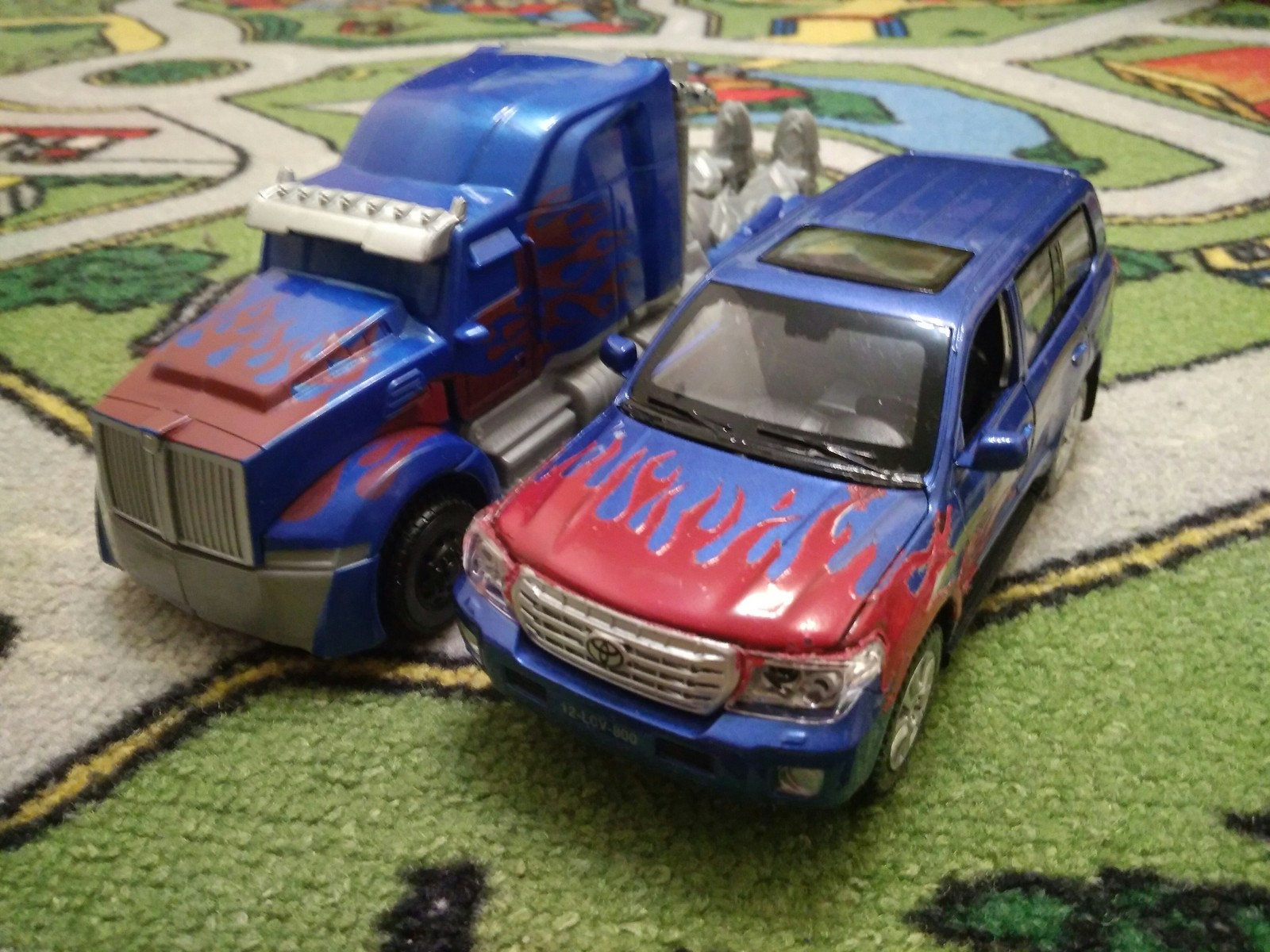 Kruzak as Optimus - My, Optimus Prime, Transformers, Handmade, Car modeling, Longpost