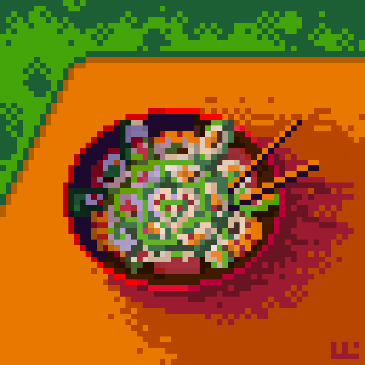 A start - My, Longpost, Pixel Art, Sauron, Sushi, First post