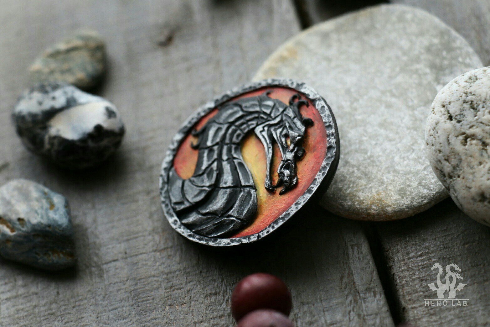 Badges for PliO and MK - My, My, Handmade, Icon, Mortal kombat, PLIO, Winterfell, Polymer clay, Longpost