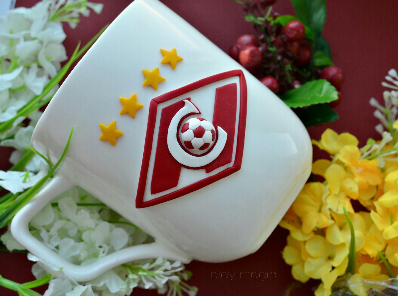 Spartak is a champion! - My, Spartacus, Football, World championship, Polymer clay, Creation, Hobby, With your own hands