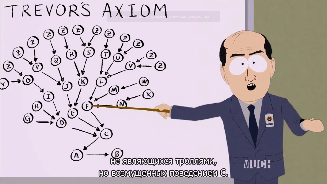 Axiom Trevor. - South park, Cartoons, , Comments, , Longpost, Storyboard