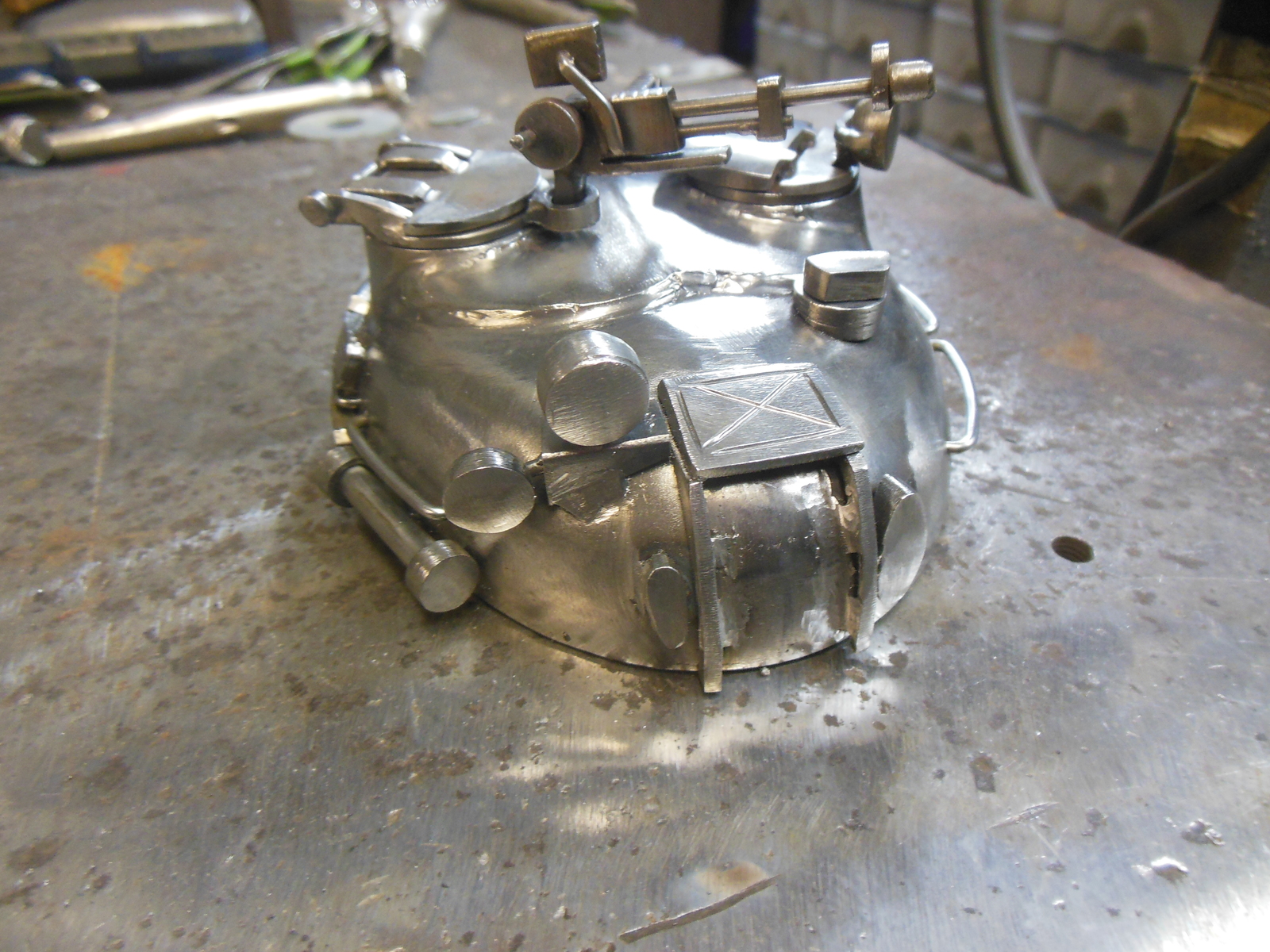 Another tank. - My, Tanks, Electric welding, Crafts, Longpost