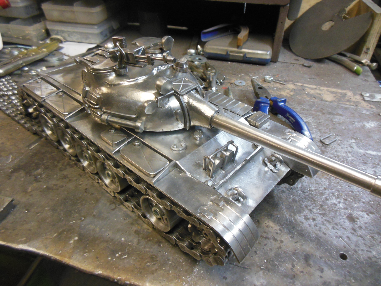 Another tank. - My, Tanks, Electric welding, Crafts, Longpost