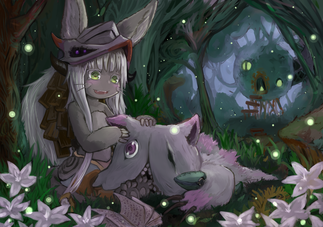 Nanachi and Mitty - Anime art, Anime, Made in abyss, Nanachi, Mitty