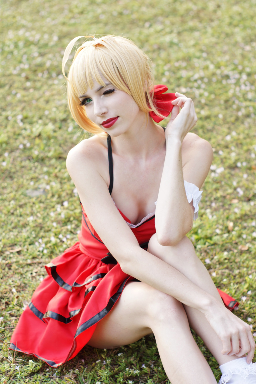 Ruffle Nero! - Fate-Extra, Nero Claudius, Аниме, Косплей, Megancoffey, Красивая девушка, Длиннопост