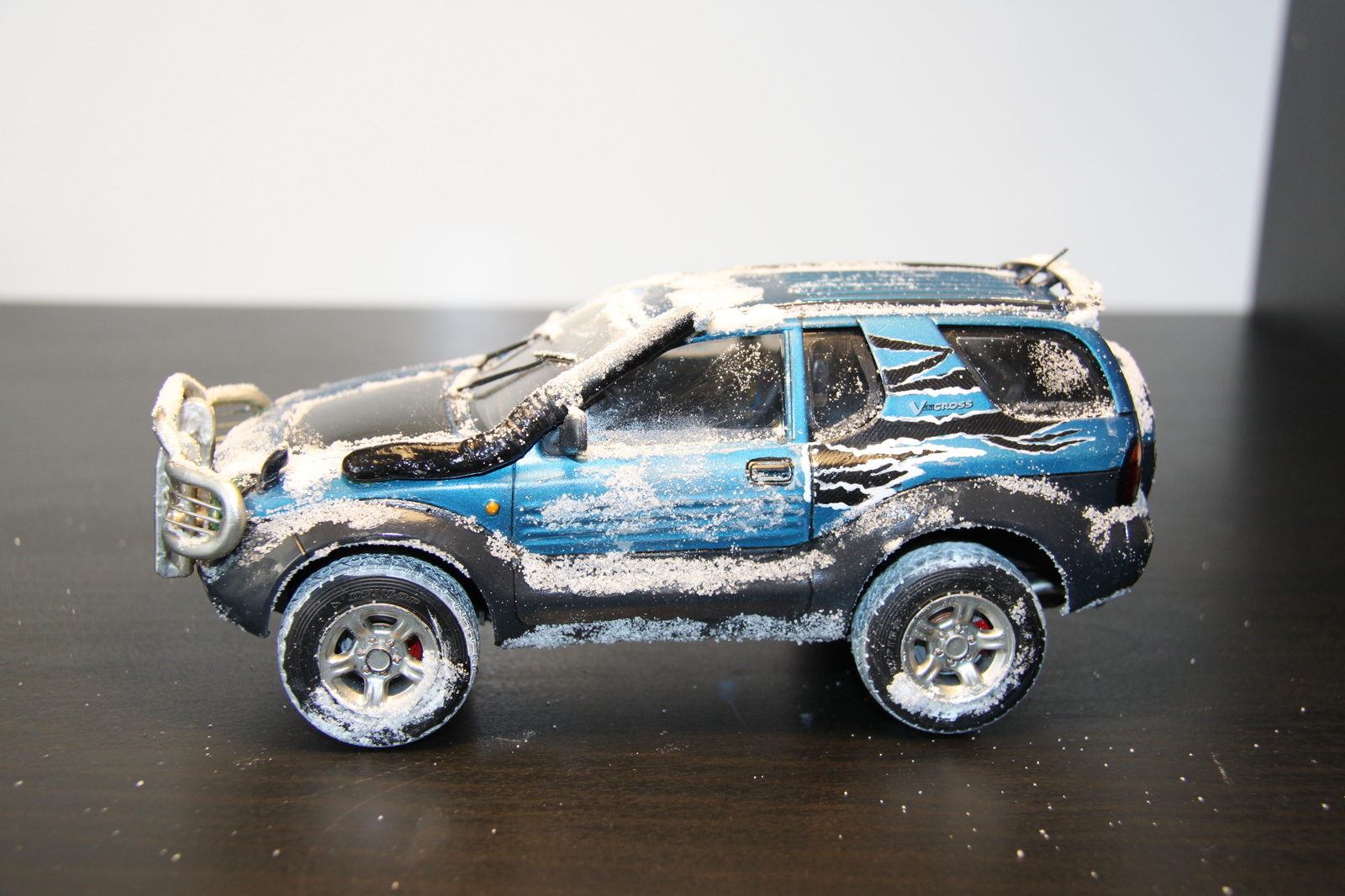 Мой Isuzu Vehicross. Модель от TAMIYA - Моё, Исузу, Моделизм, Хобби, Переделка, Как исправить, Строительство, Длиннопост