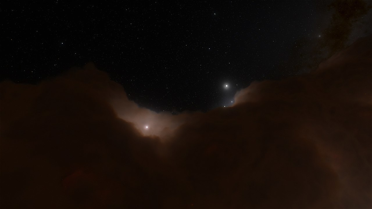 Space Engine 0.9.9.0 new nebulae and terrain - Space Engine, Space, Longpost, Simulator, Video