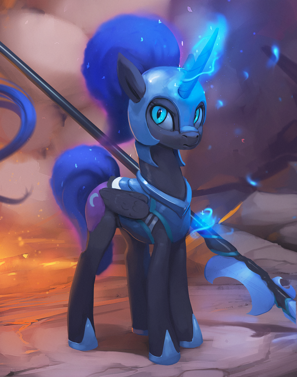 Battle NMM - My little pony, PonyArt, Nightmare moon, Rodrigues404