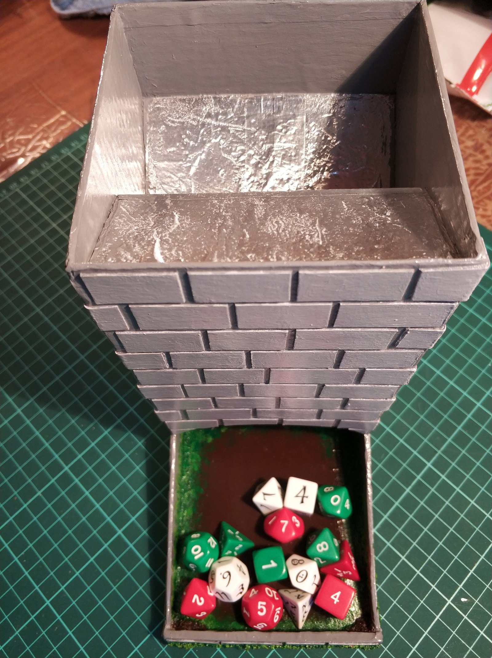 DIY dicetower - My, Dice tower, Board games, With your own hands, Needlework with process, Longpost