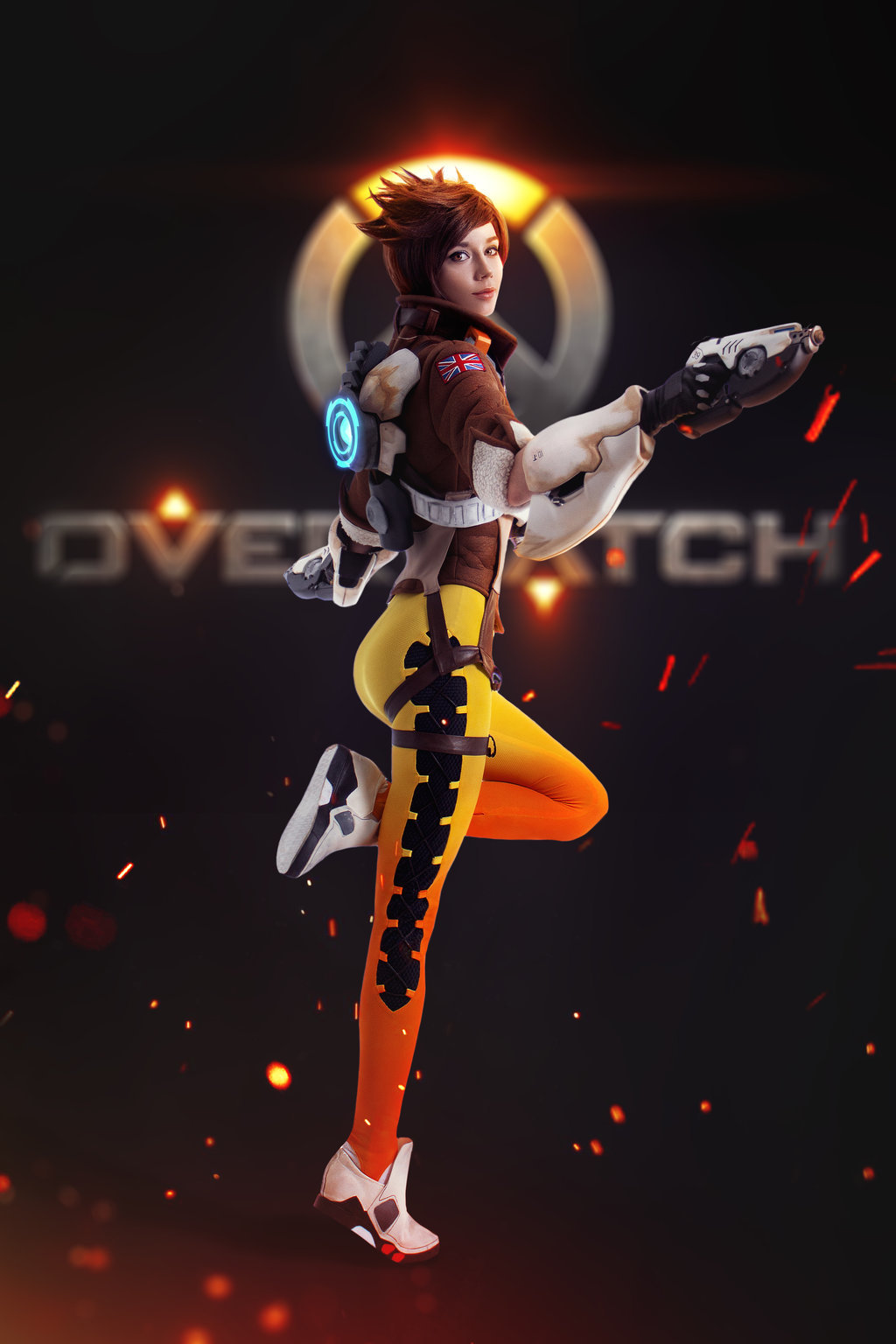 Tracer! - Overwatch, Tracer, Cosplay, Beautiful girl, Blizzard, Longpost, 