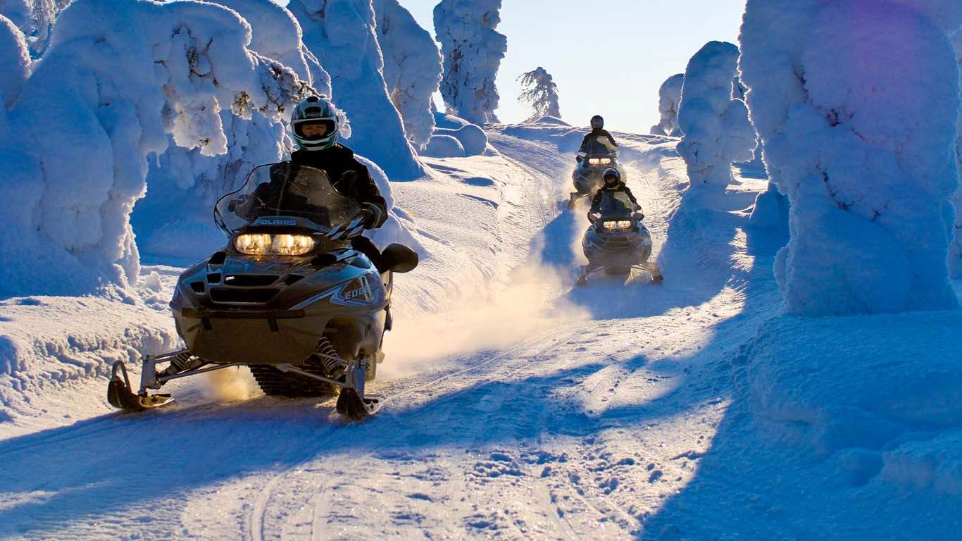 Here is such a job - Snowmobile guide - My, Snowmobile, , , Guide, Longpost