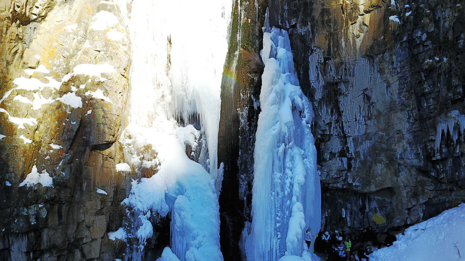 Frozen Butakovskiy waterfall, nature of Almaty | (Photo, Video) - My, Waterfall, Route, Movement is life, The photo, Video, Almaty, Kazakhstan, Nature, Longpost