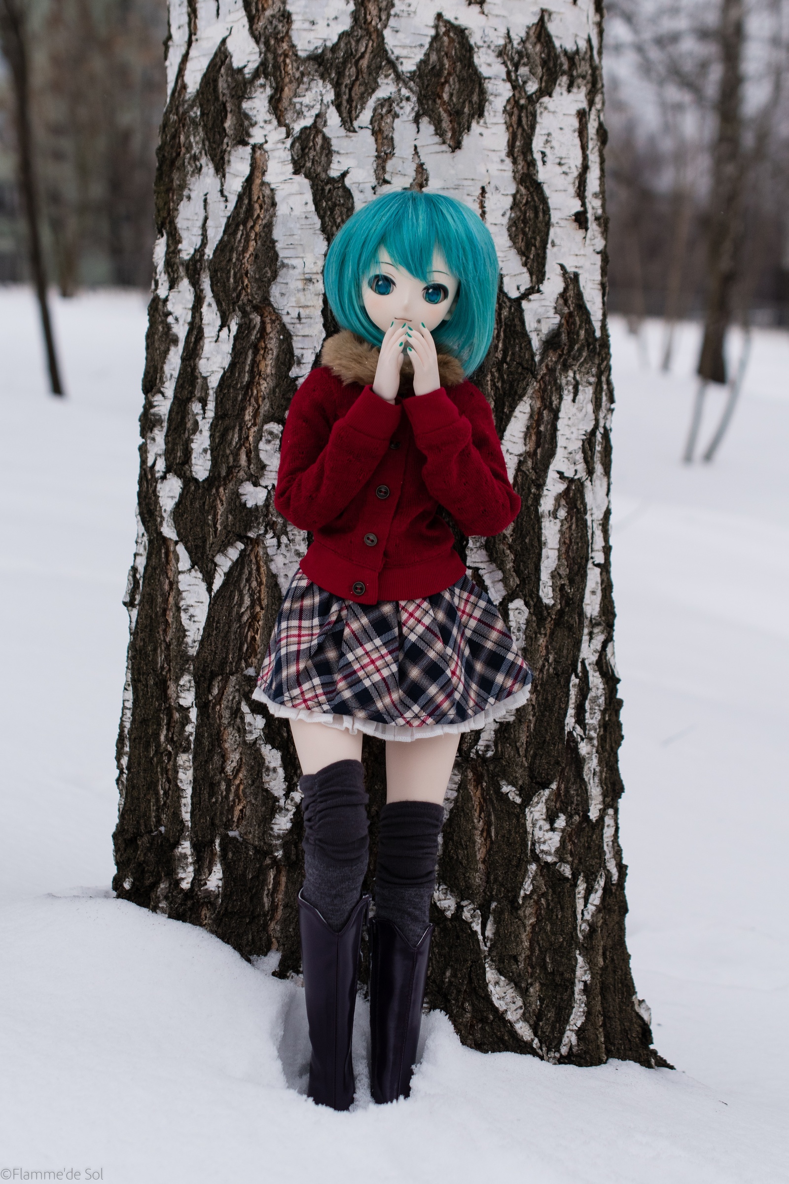 DollfieDream - зимняя Мику - Моё, Dollfiedream, Шарнирная кукла, Hatsune Miku, Аниме, Фотография, Хобби, Длиннопост