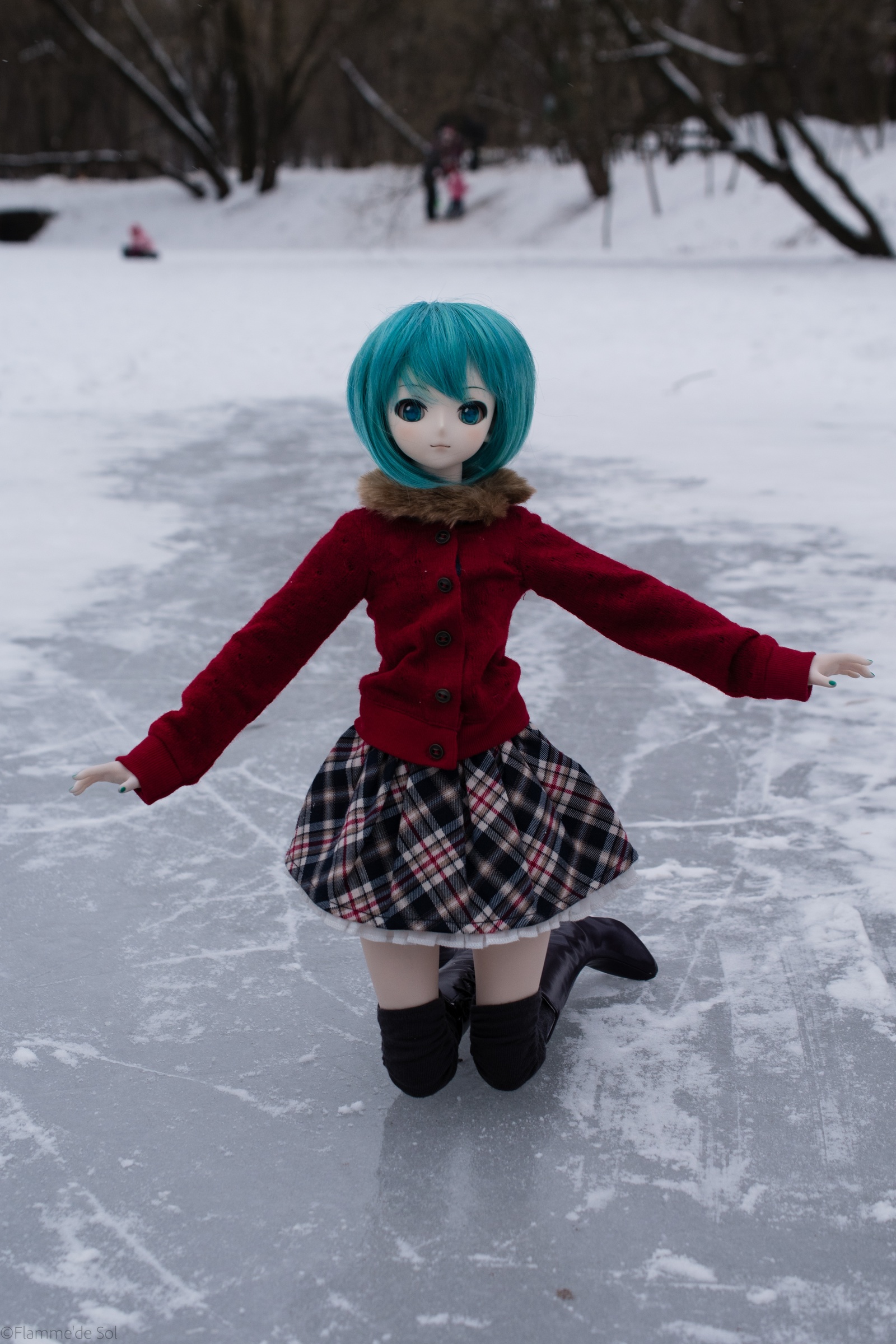 DollfieDream - Winter Miku - My, Dollfiedream, Jointed doll, Hatsune Miku, Anime, The photo, Hobby, Longpost