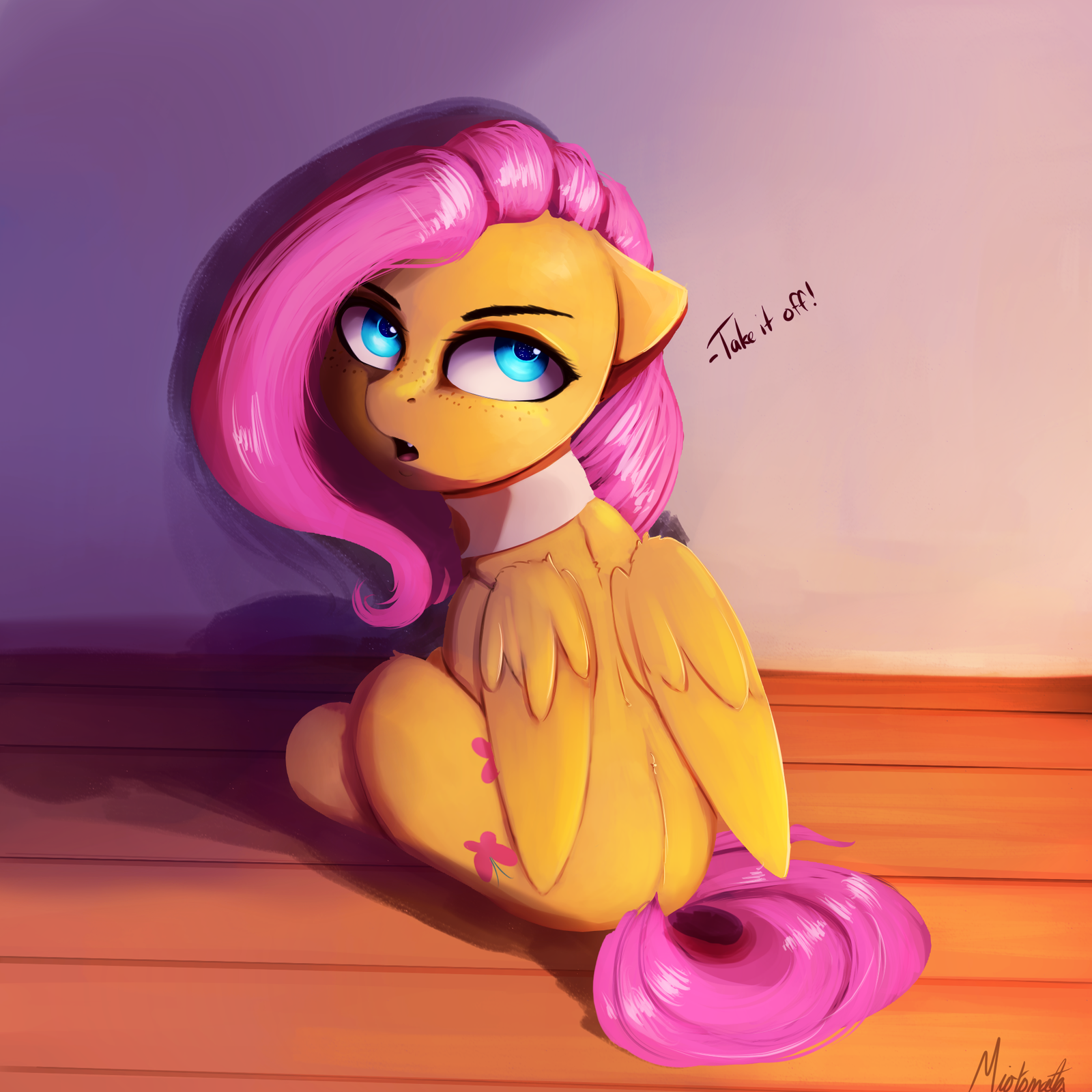 Fluttershy by Miokomata - My little pony, Fluttershy, Miokomata