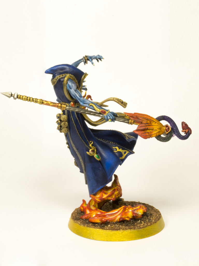 Changeling, Daemon of Tzeentch - My, Warhammer 40k, Wh miniatures, Chaos, Tzeentch, Miniature, Painting, Hobby, Longpost