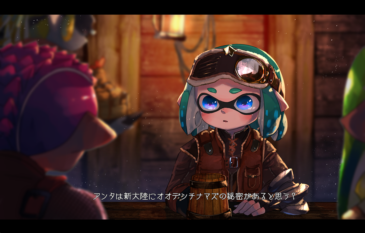 - Пойдём, закрасим штуку! - Splatoon, Инклинги, Арт, Hizake