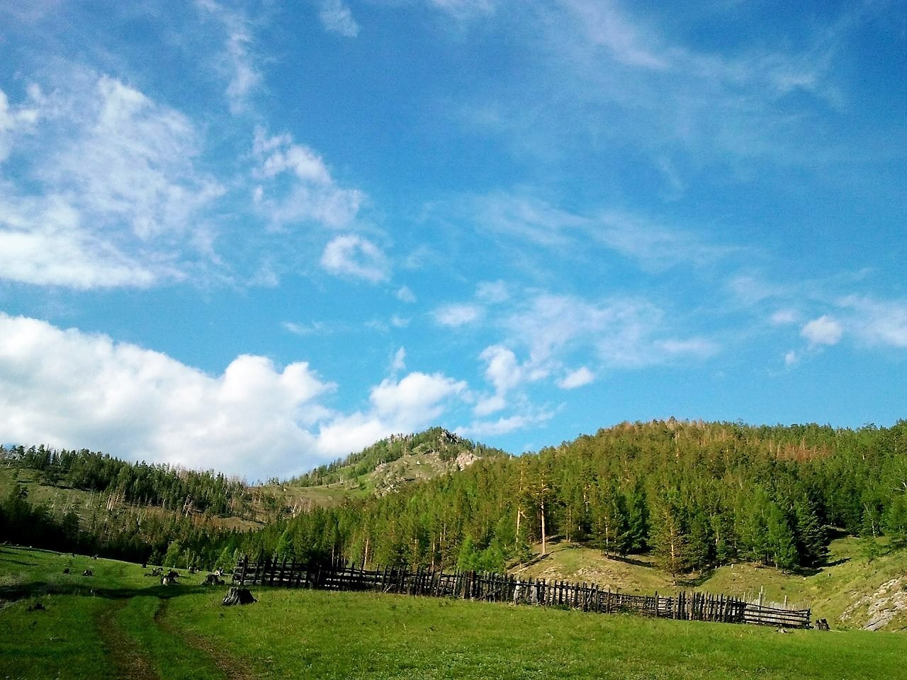 The beauty of Khakass nature. - My, Summer, Village, beauty of nature, Khakassia, Longpost