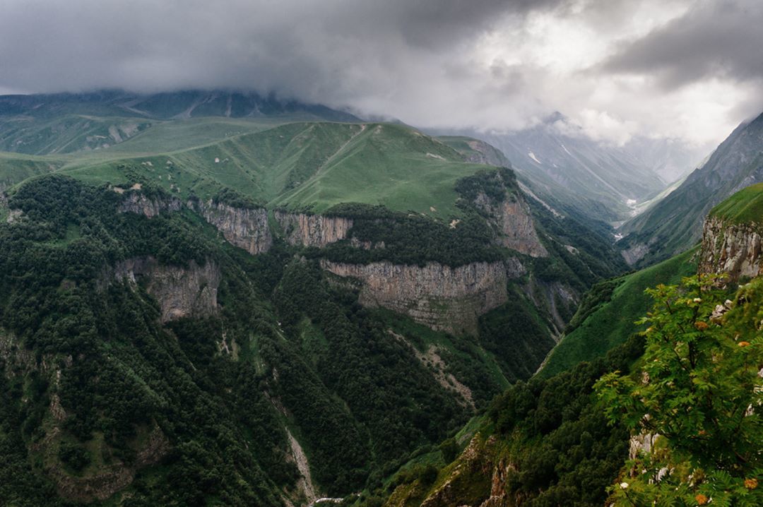 Views from the Georgian Military Highway - My, The photo, , Landscape, Georgia, The mountains, Longpost