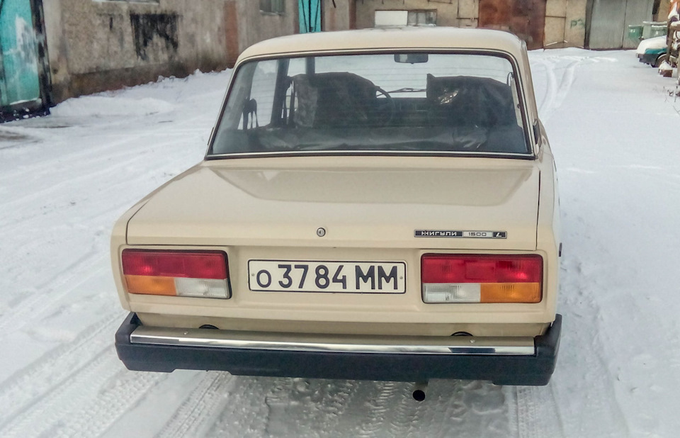 Time capsule: VAZ-2107 of 1988 with a mileage of 220 km - Auto, Interesting, Longpost, Drive2, Time capsule, Find, Video