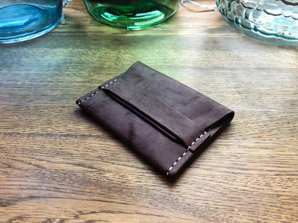 Minimalist leather goods. Or how I tried to get skills without wasting skin. - My, Leather, My, Handmade, Longpost