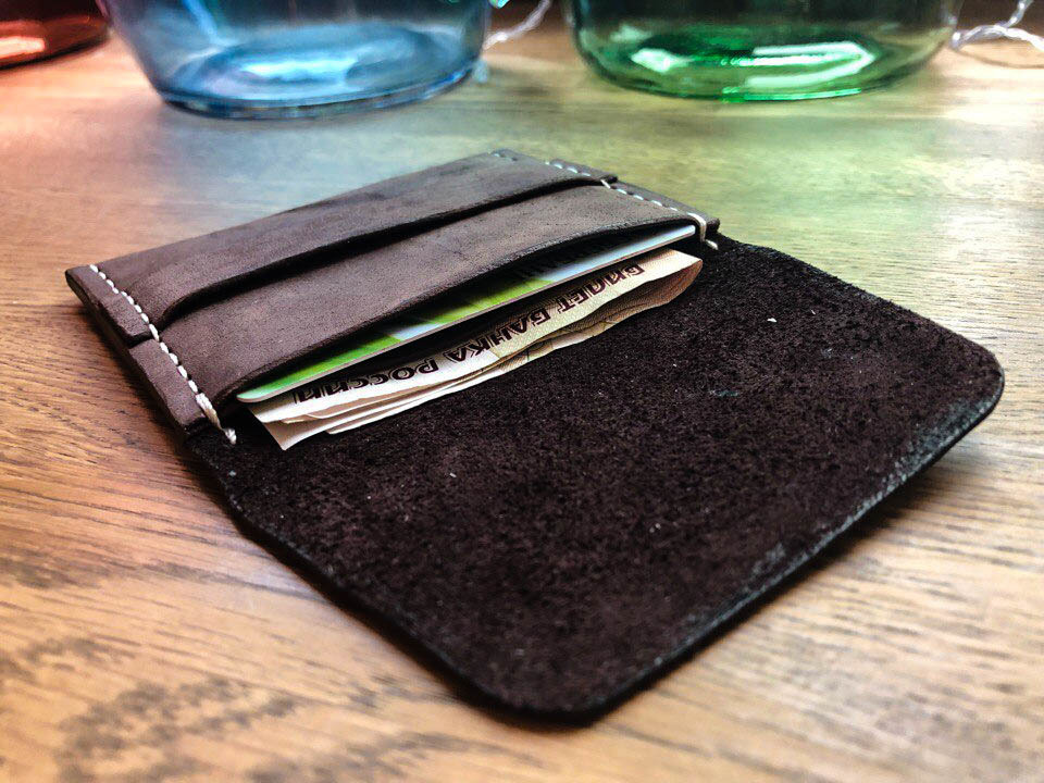 Minimalist leather goods. Or how I tried to get skills without wasting skin. - My, Leather, My, Handmade, Longpost