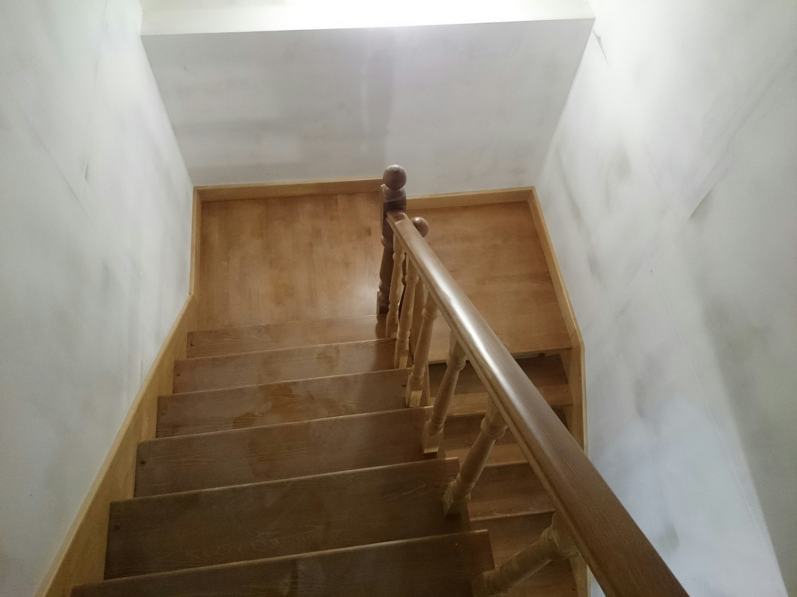 Installation of stairs 180 degrees with two platforms. - My, Stairs, Area, Baluster, Fencing, Longpost