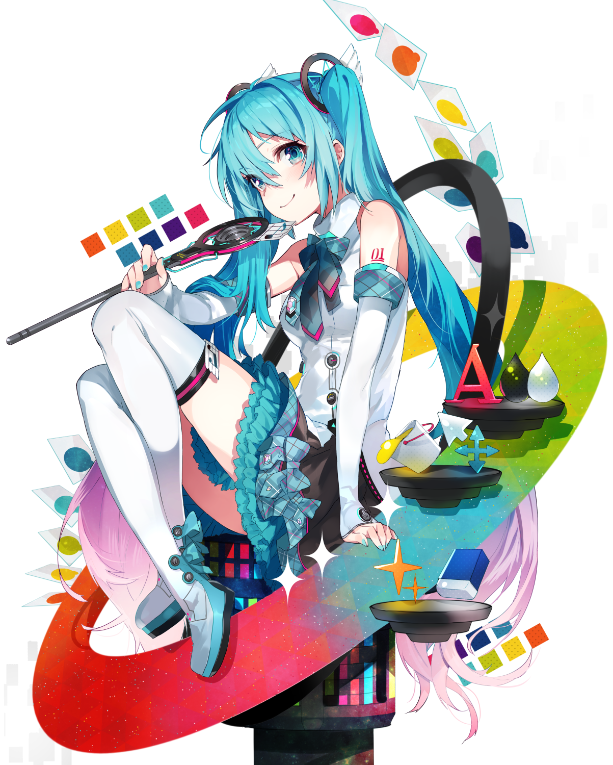 Miku - Аниме, Anime Art, Vocaloid, Hatsune Miku