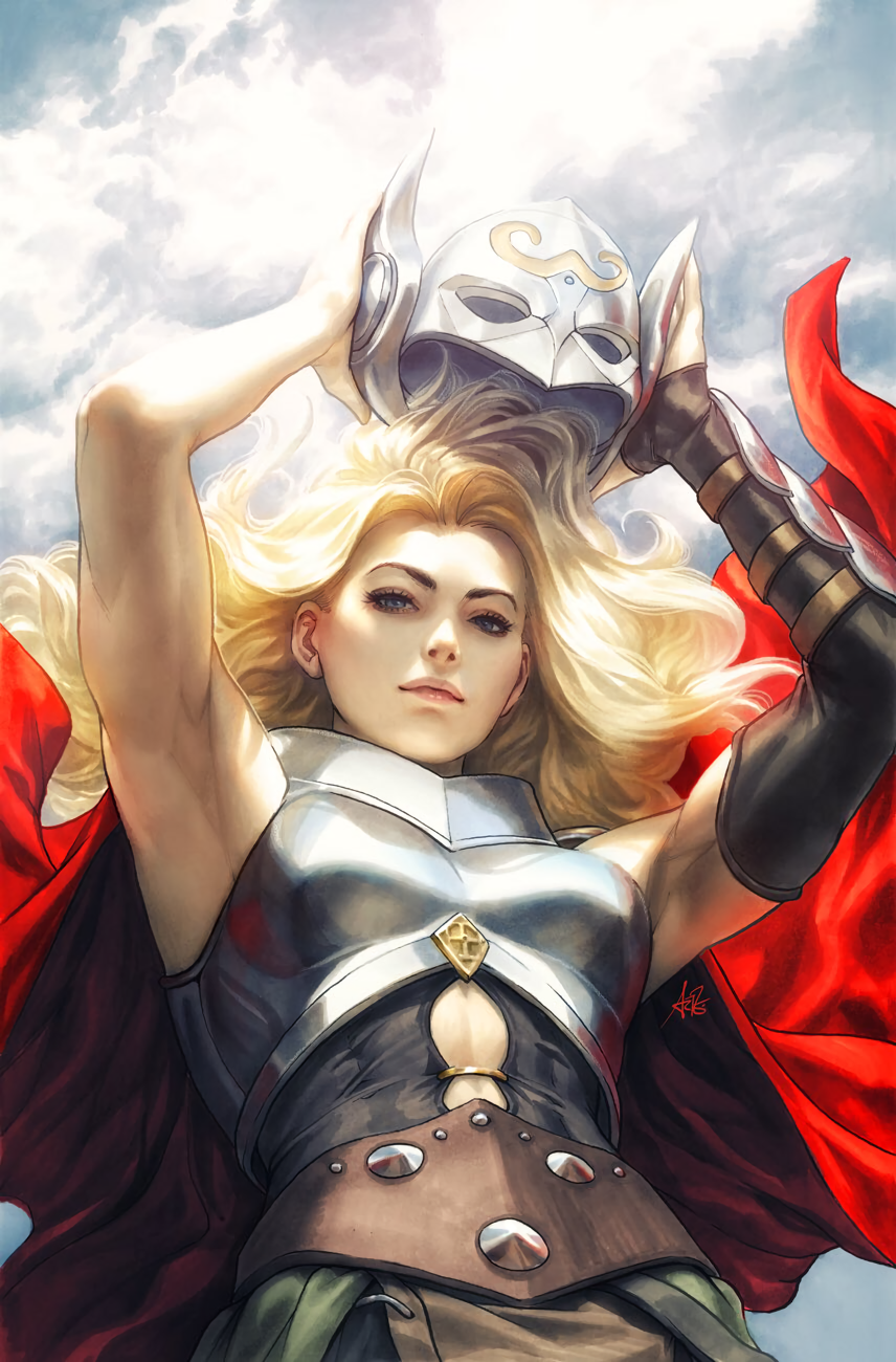 Lady Thor (Jane Foster) - Artgerm, Art, Strong girl, Marvel, Jane Foster, Thor, Longpost