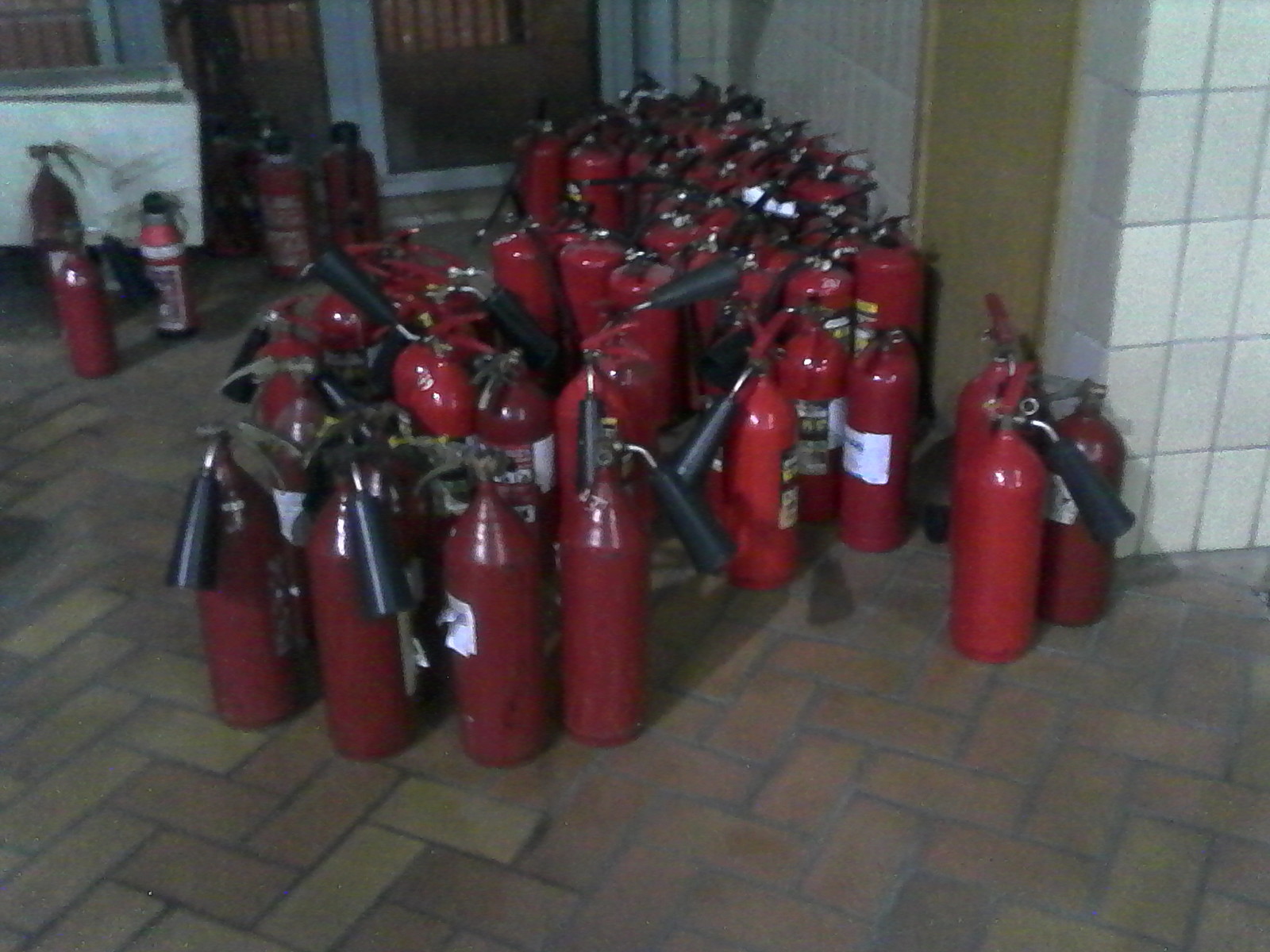 For every firefighter... - My, Fire extinguisher, Safety engineering, Just in case