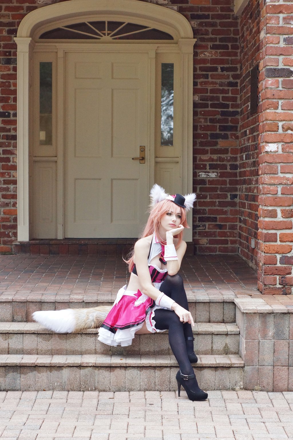 Valentine Tamamo! - Megancoffey, , Cosplay, Fate-Extra, Beautiful girl, Longpost