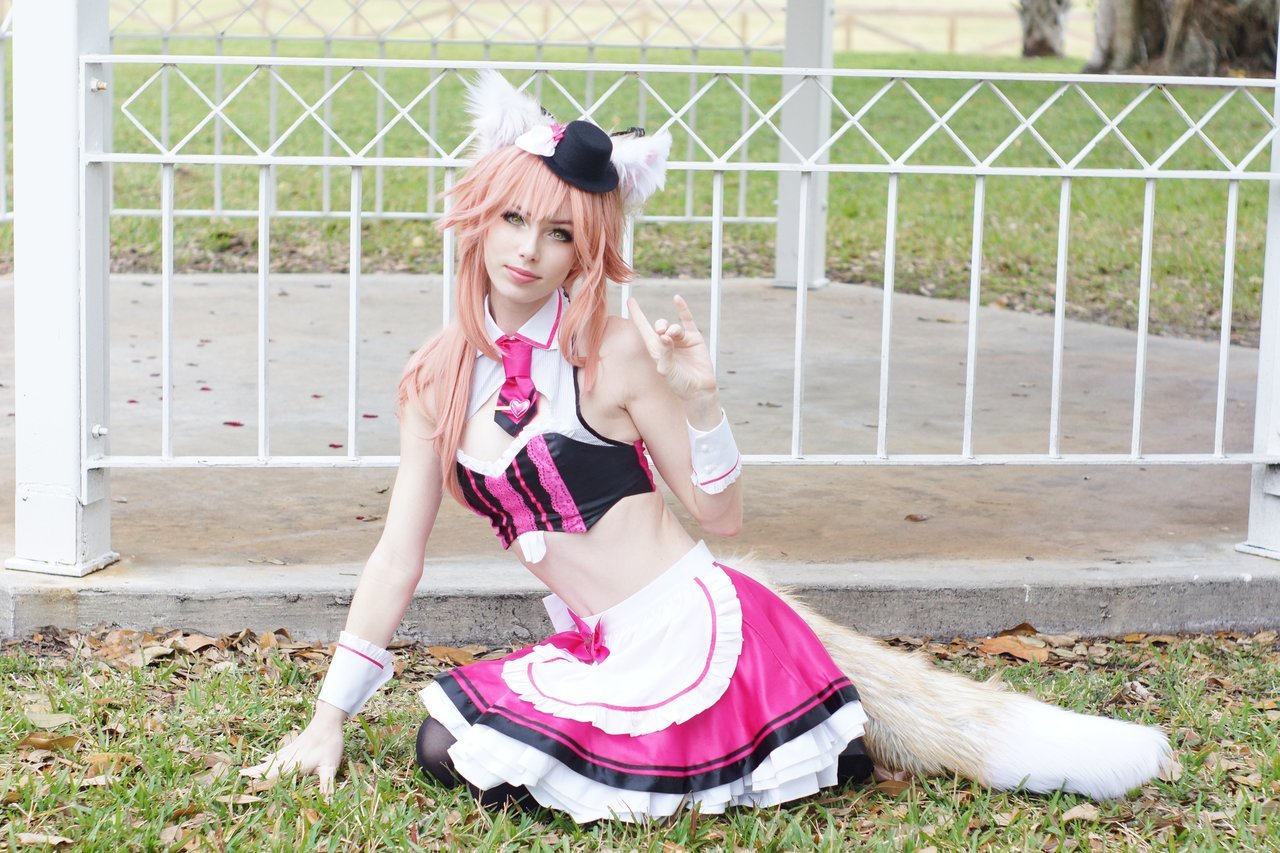 Valentine Tamamo! - Megancoffey, , Cosplay, Fate-Extra, Beautiful girl, Longpost