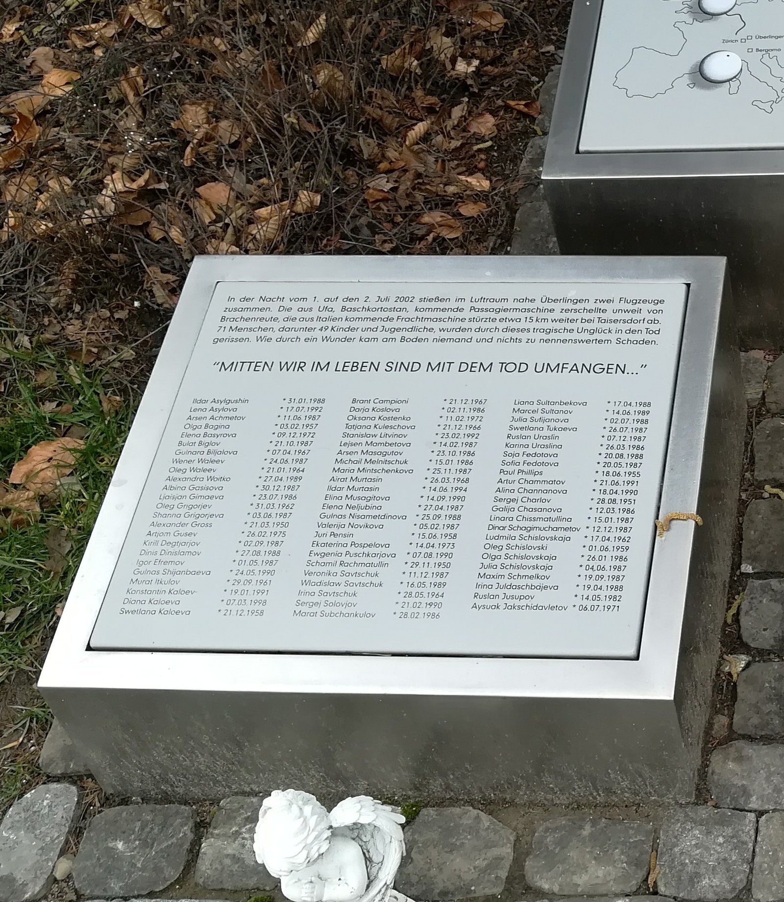 Мемориал погибшим над Боденским озером