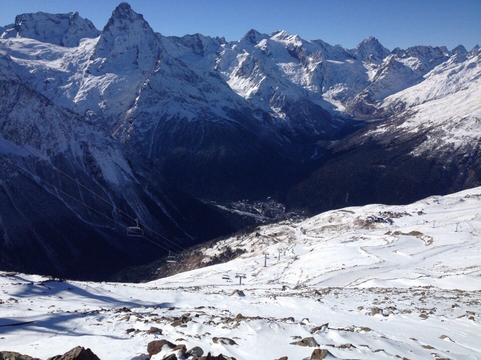 Karachay-Cherkess Republic. - My, Travel across Russia, The mountains, Church, Snow, Karachay-Cherkessia, Nature, Longpost