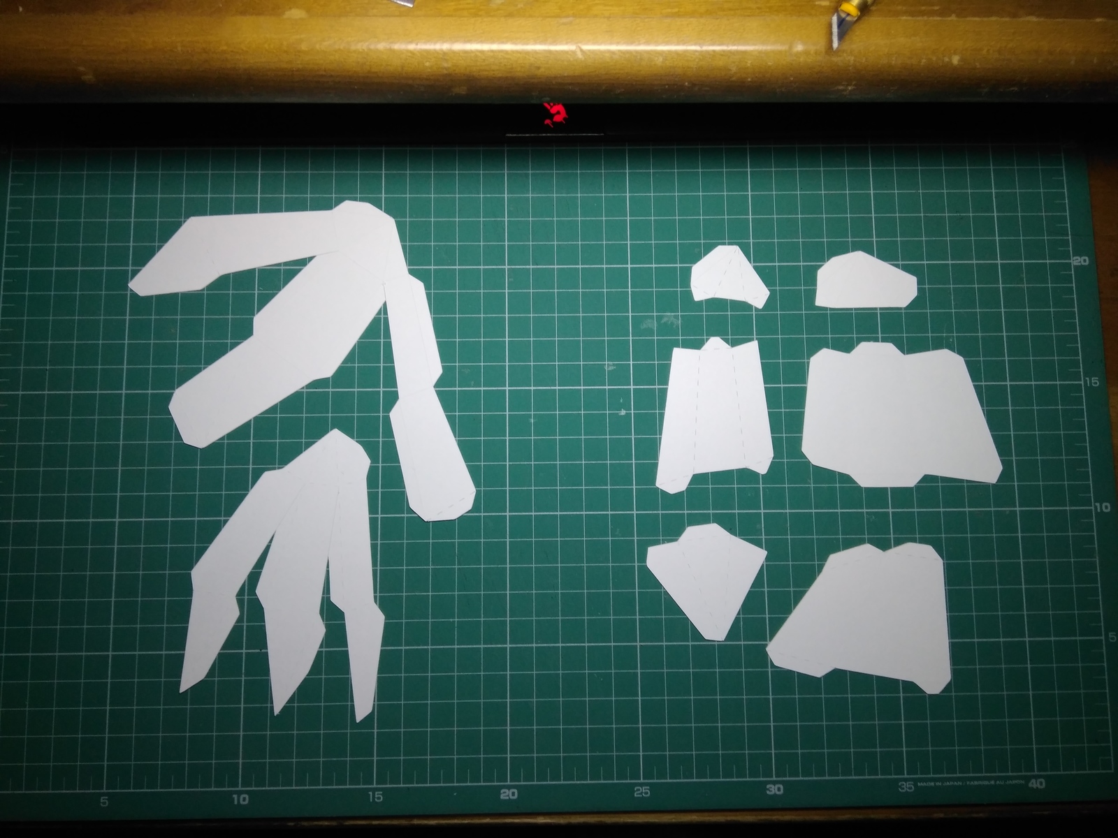 How papercraft figures are created. - My, Alpaca, Papercraft, Paper products, , With your own hands, Longpost