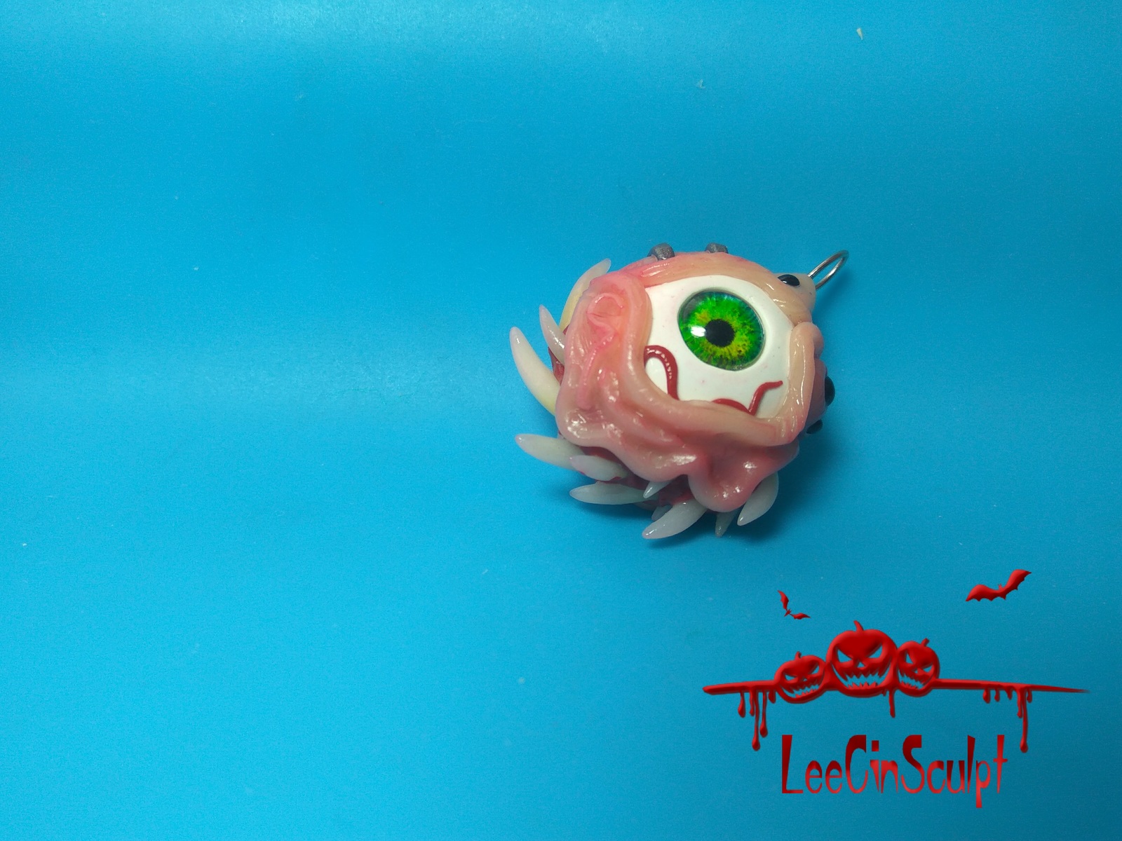 Creepy teratoma - Моё, Полимерная глина, Polymer clay, Крипота, Взгляд, Своими руками, Рукоделие без процесса, Длиннопост