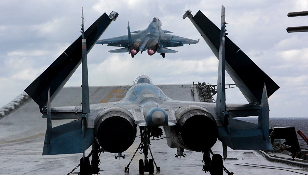 Su-33 carrier-based fighter - Su-33, Dry, Drying, Fighter, Airplane, Russia, Army, Vks, Video, Longpost