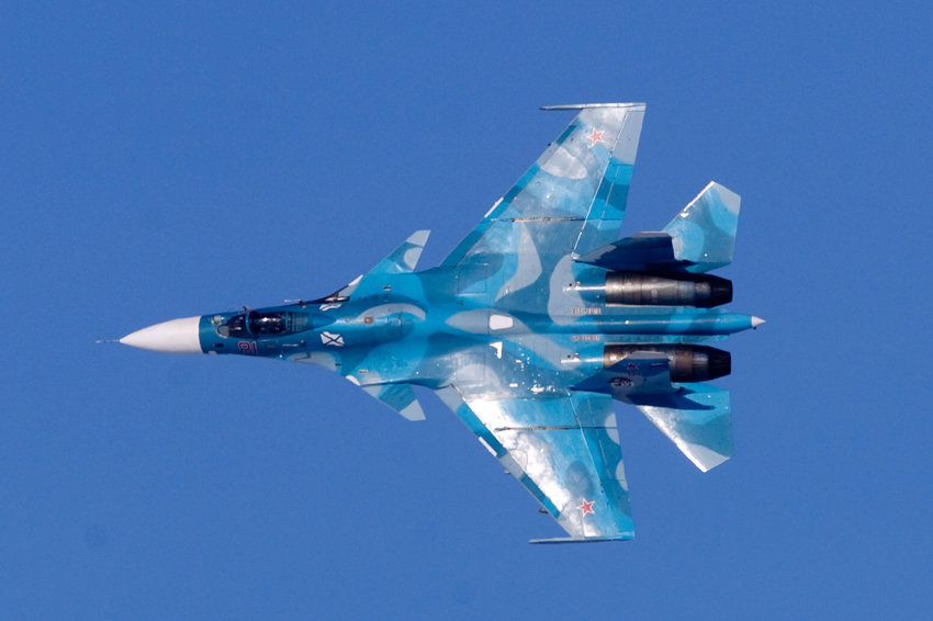 Su-33 carrier-based fighter - Su-33, Dry, Drying, Fighter, Airplane, Russia, Army, Vks, Video, Longpost